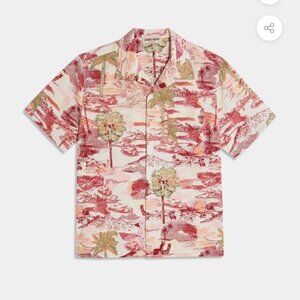 Vesuvius Shirt Cotton Drill Pink by EMPORIO SIRENUSE